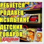 Продавец консультант детских товаров в торговый центр. 