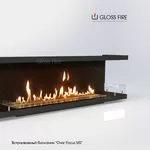 Вбудований біокамін «Очаг 1000  MS-арт.004» Gloss Fire 