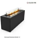 Підлоговий біокамін Render 900-m1 Gloss Fire 