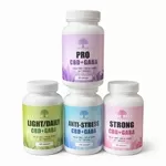 Биодобавка Strong CBD + GABA — антистресс и качественный сон,  60 капсул