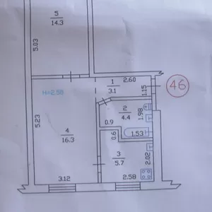 Продам свою 2-х комнатную квартиру с капитальным ремонтом. 