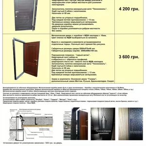 Двери металлические ,  двери из метало профиля,  изготовление дверей 