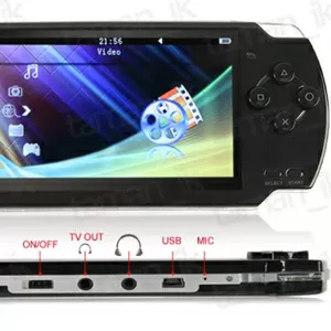 PSP MP5 Игровая Приставка 1.3 Mega Pixel камера 8Gb+2000Игр