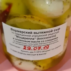 Моцарелла – домашний сыр шариками в оливковом масле.