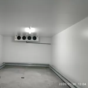 Шоковая заморозка,  низькотемпературні камери для переробки 