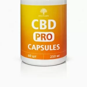 CBD капсулы 250 мг Premium 60 шт — натуральная поддержка нервной системы,  снижение стресса и улучшение сна