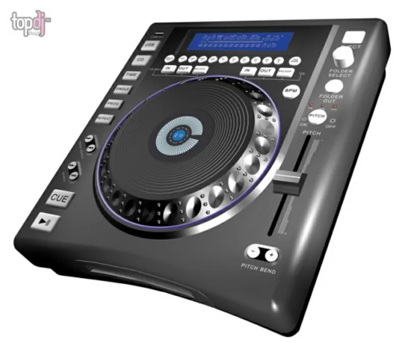 2CD-DJ-MP3  KOOLsound CDJ-600 MP3+пульт Vestax VMC-002xl 4