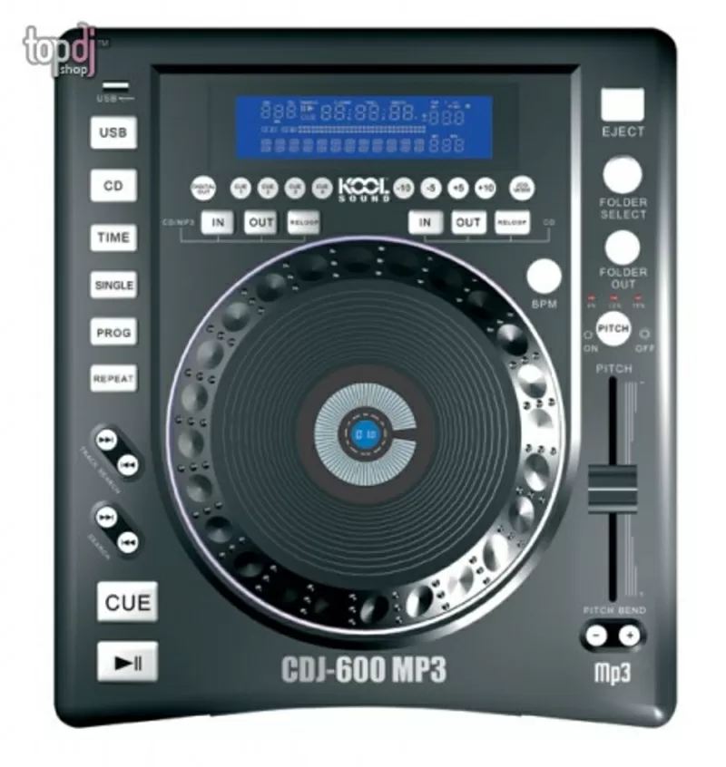 2CD-DJ-MP3  KOOLsound CDJ-600 MP3+пульт Vestax VMC-002xl