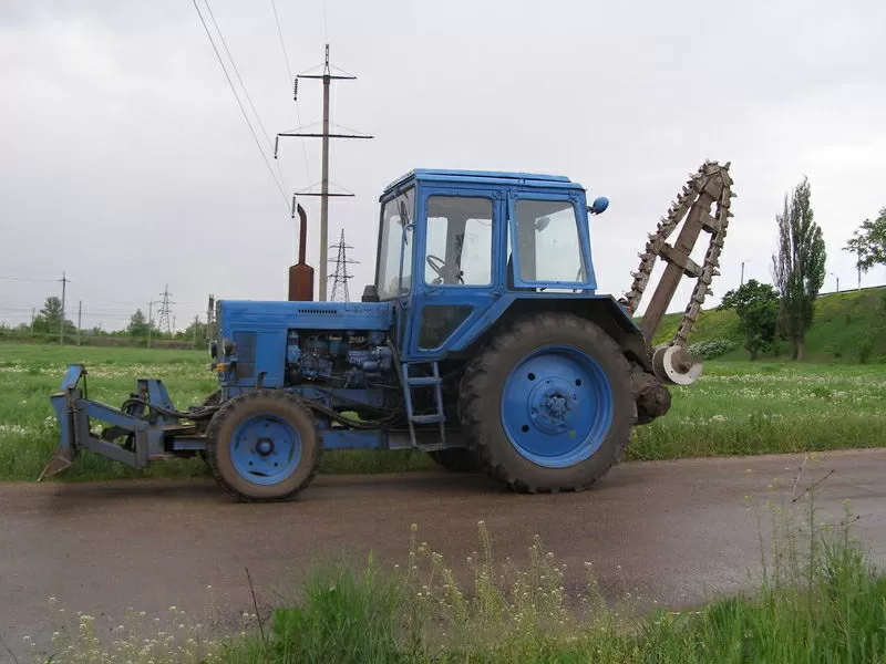 Услуги экскаватора,  траншее копателя 