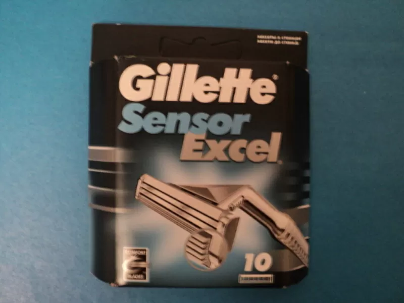 Бритвенные лезвия торговой марки Gillette,  мелким и крупным оптом. 10