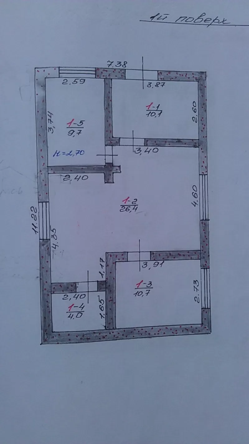 Продам новый кирпичный дом на Холодной Горе 14