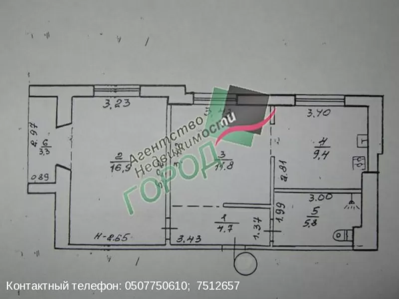 Продам 2-к. кв. на Алексеевке с ремонтом 5