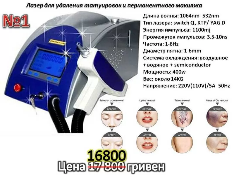 Лазеры для удаления татуировок и удаление перманентного макияжа татуаж