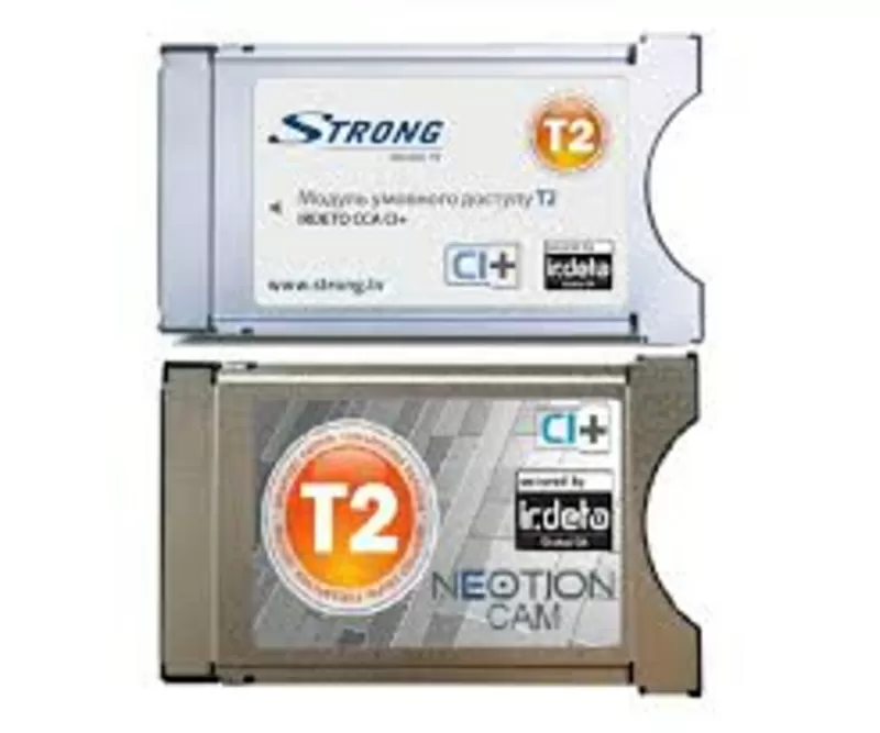 САМ модуль DVB-T2 фирм Strong и Romsat