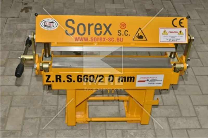 Ручной гибочный станок Sorex ZRS 660 