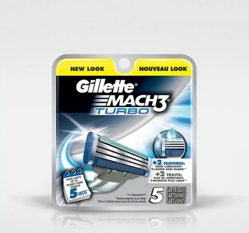 Gillette и Schick оригинальные картриджи (лезвия,  кассеты) США 3