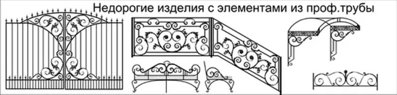 Кованые элементы от производителя.