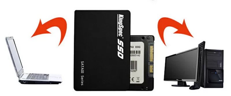 Продам винчестер SSD жесткий диск Kingspec 256 Гб. Новый!!! 7