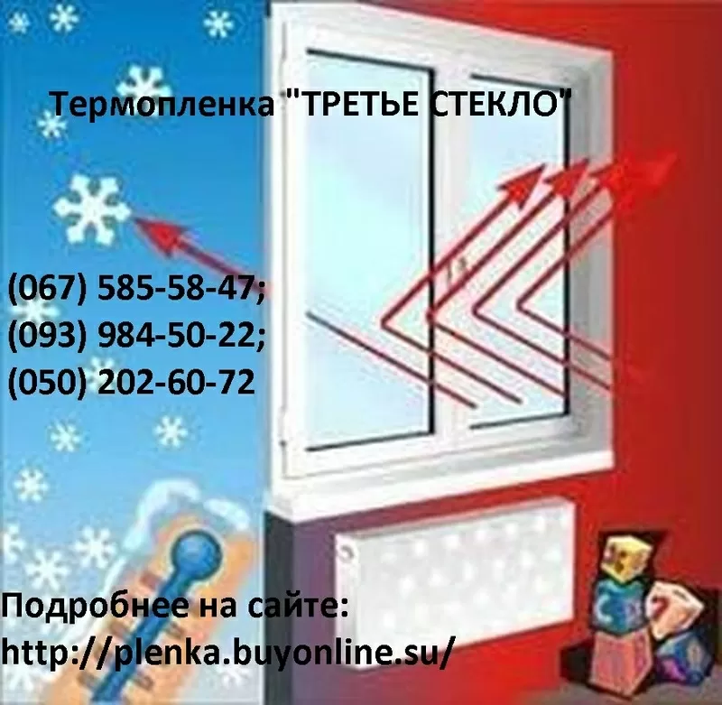 Теплосберегающая пленка энергосберегающая пленка термопленка для окон Франция 4