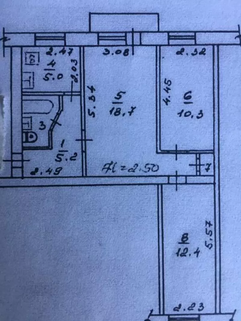 Продам 3-к. кв. на П. Поле,  ул. Тобольская 38.