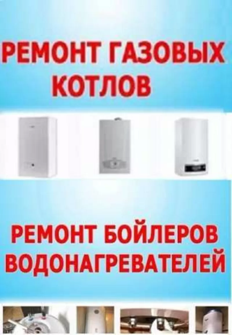 Ремонт, чистка,  газовых двухконтурных и напольных котлов,  колонок,  плит