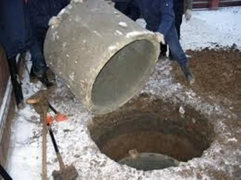 Копаем колодцы питьевой воды,  сливные ямы-канализационные  6