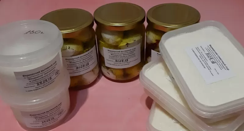 Моцарелла – домашний сыр шариками в оливковом масле. 4