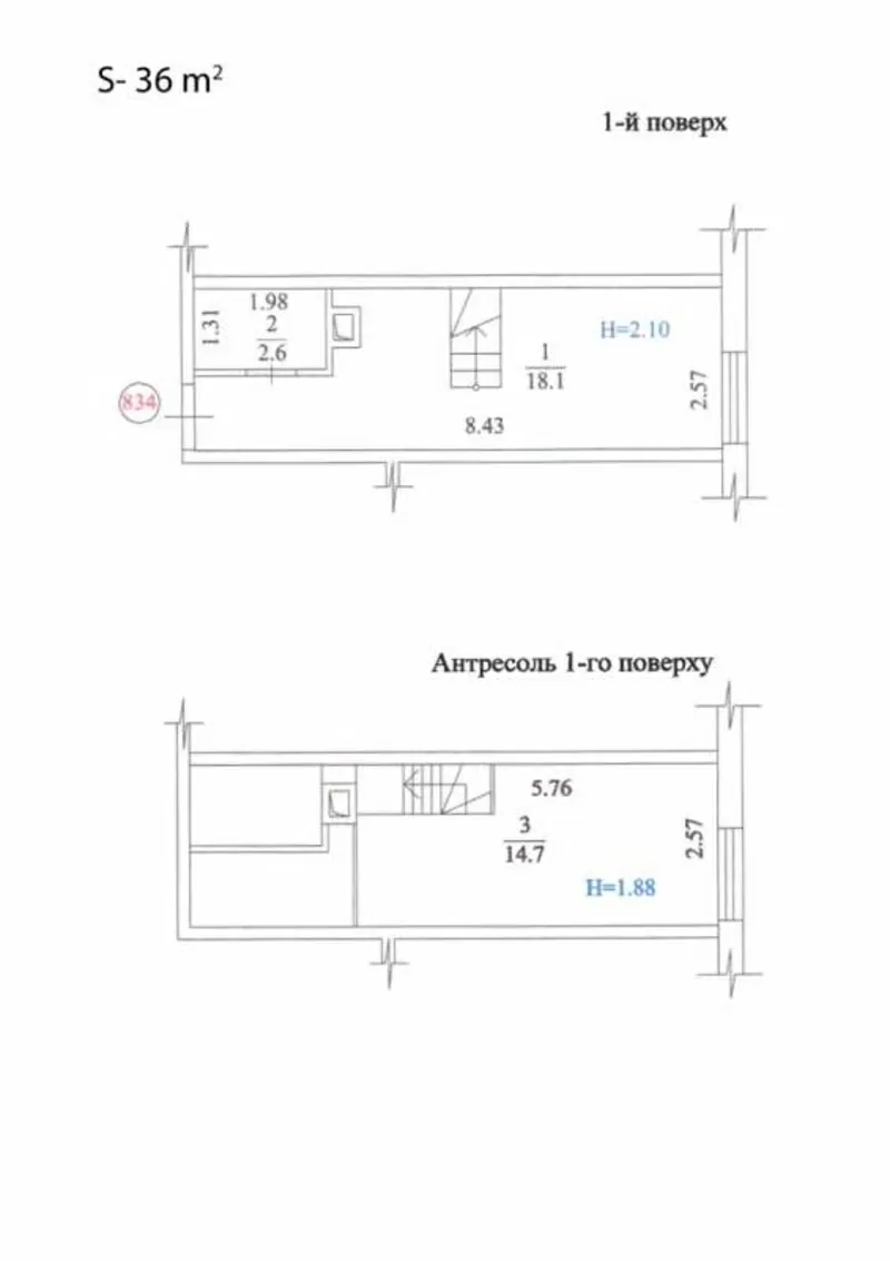 Продам 1-но комн. двухъярусную квартиру,  Конный рынок 2