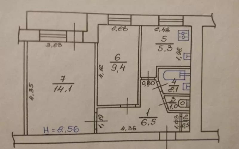 Продам 2-х комнатную квартиру,  Героев Сталинграда,  175