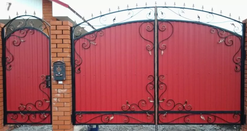 двери-ворота , изделия из металла, ремонт 9