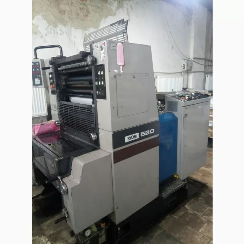 Ryobi 520 offset press 1993 made in japan 360х520mm  5