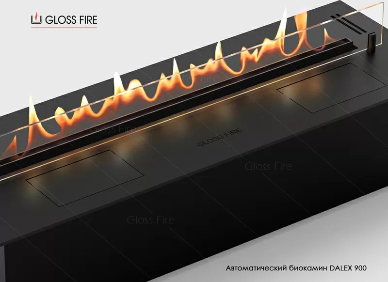 Автоматичний біокамін Dalex 900 Gloss Fire  2