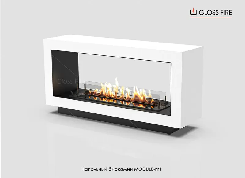 Підлоговий біокамін Module 1200-m1 Gloss Fire  4