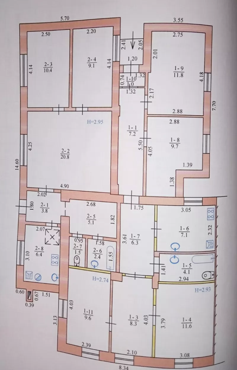 Продам капітальний цегляний будинок на селищі Герцена. 10