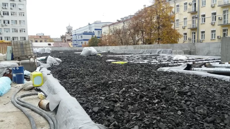 Крихта піноскла крошка пеностекла насипний утеплювач 3