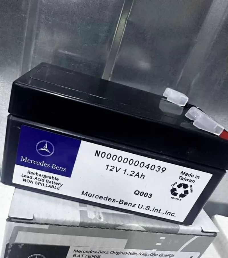 Аккумулятор дополнительный 1.2Ah,  12V Mercedes N000000004039 5