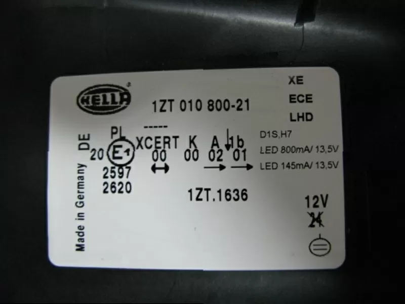 Фара левая bi xenon Mercedes E W212 Hella 1ZT010800211 6