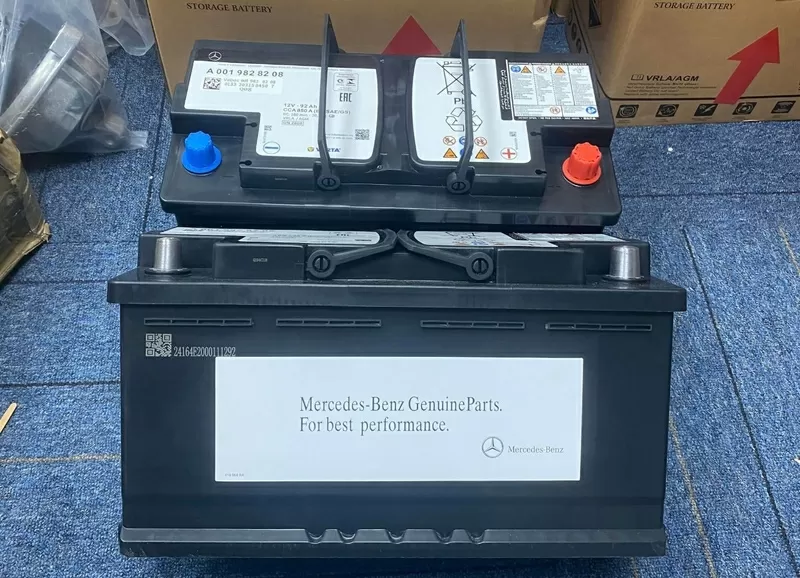 Аккумулятор Mercedes AGM Start Stop 92Ah, 850A, 12V A0019828208 2