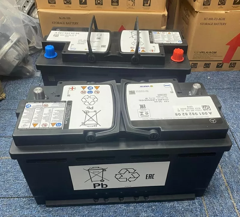 Аккумулятор Mercedes AGM Start Stop 92Ah, 850A, 12V A0019828208 3