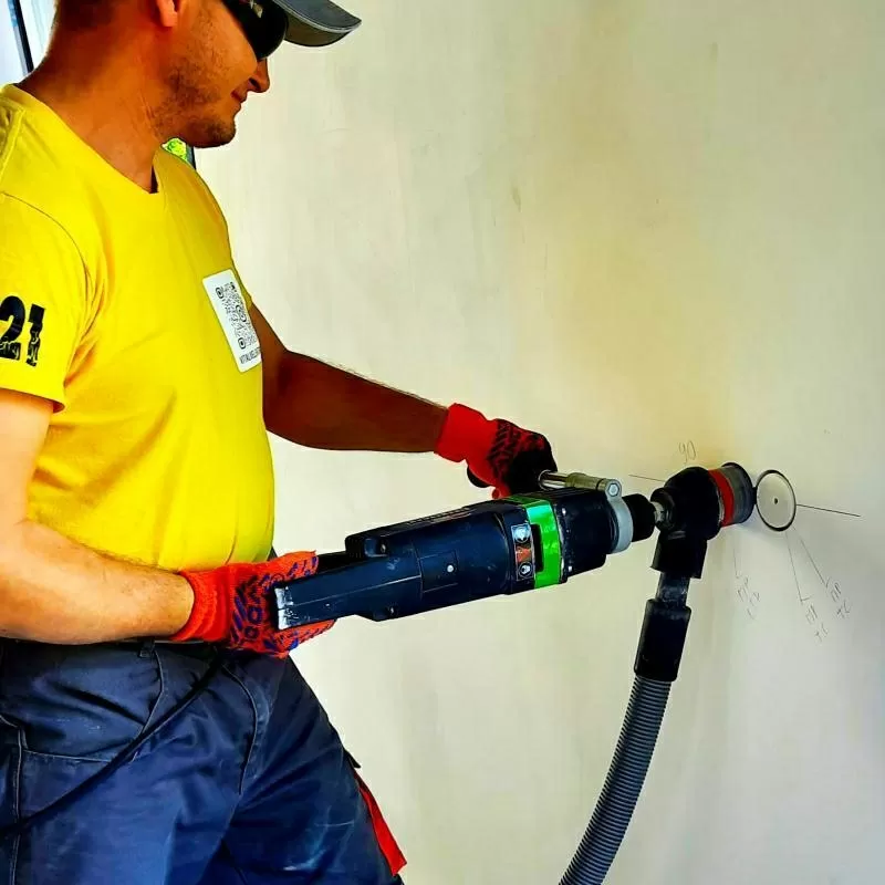 Штробы под электрику Харьков. Штробление без пыли 3