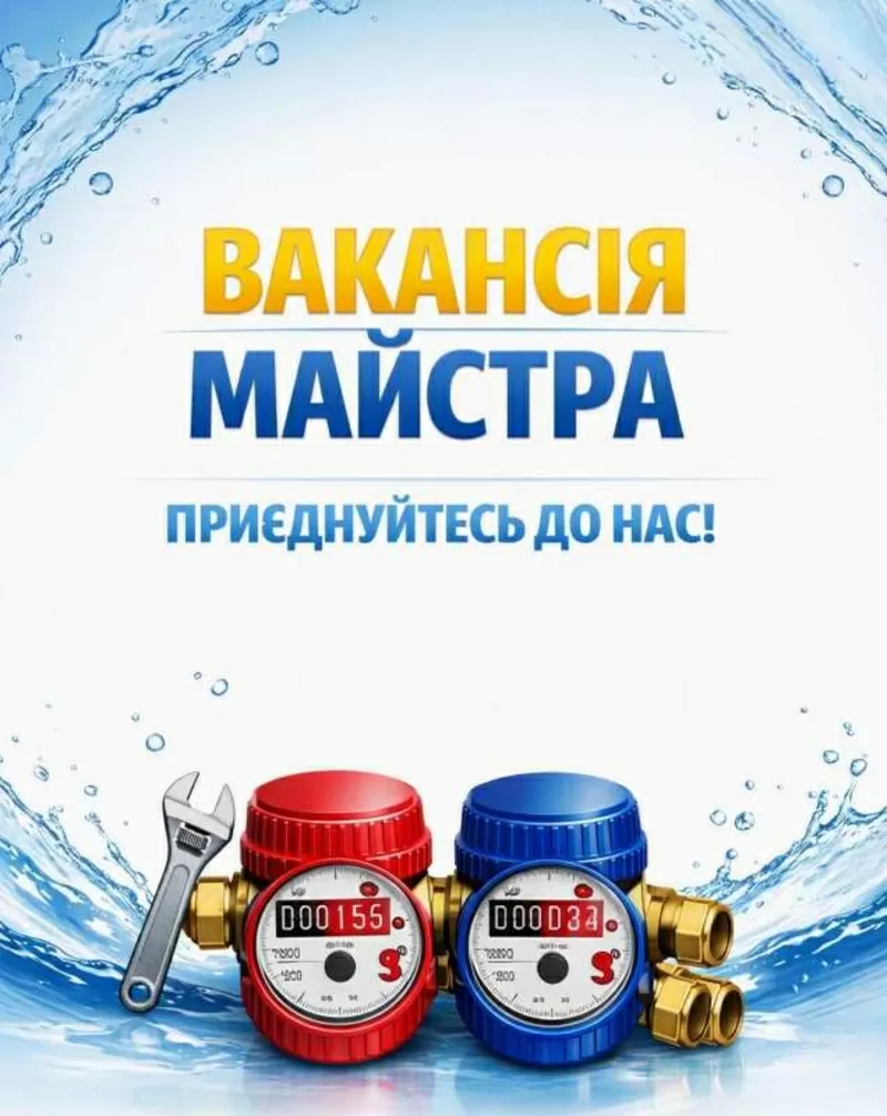 Потрібен майстер для повірки лічильників води
